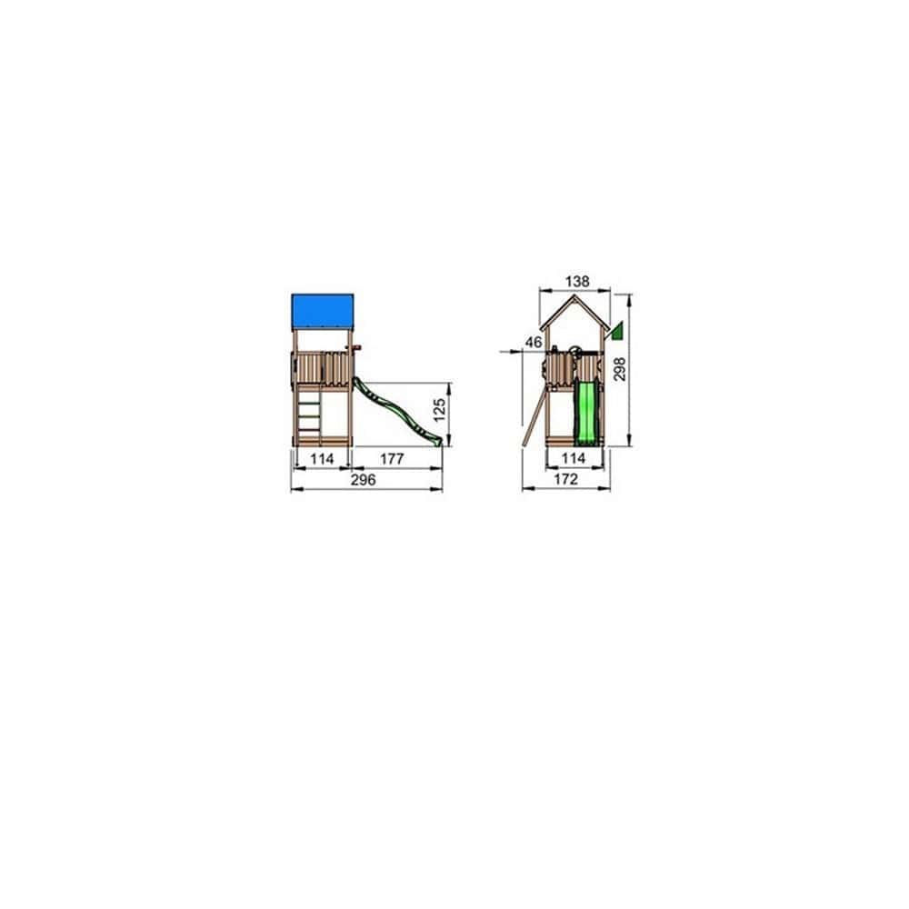 Jungle Gym Lektorn Castle SKU EAN