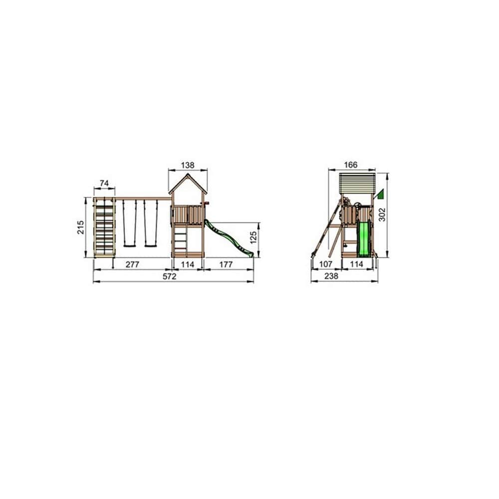 Jungle Gym Lektorn Club Climb X&