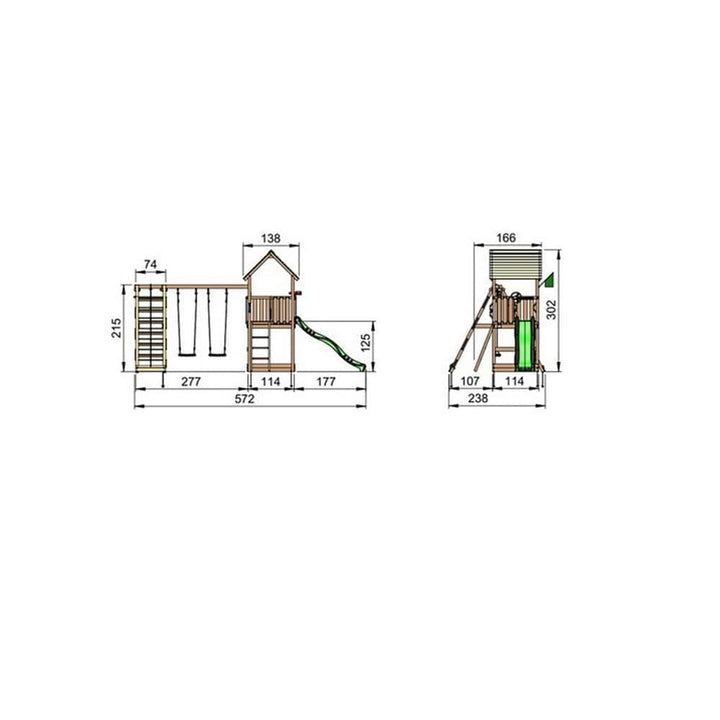 Jungle Gym Lektorn Club Climb X&