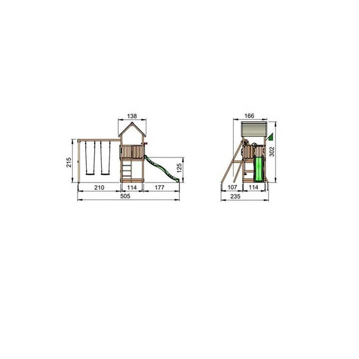 Jungle Gym Lektorn Club Swing X&