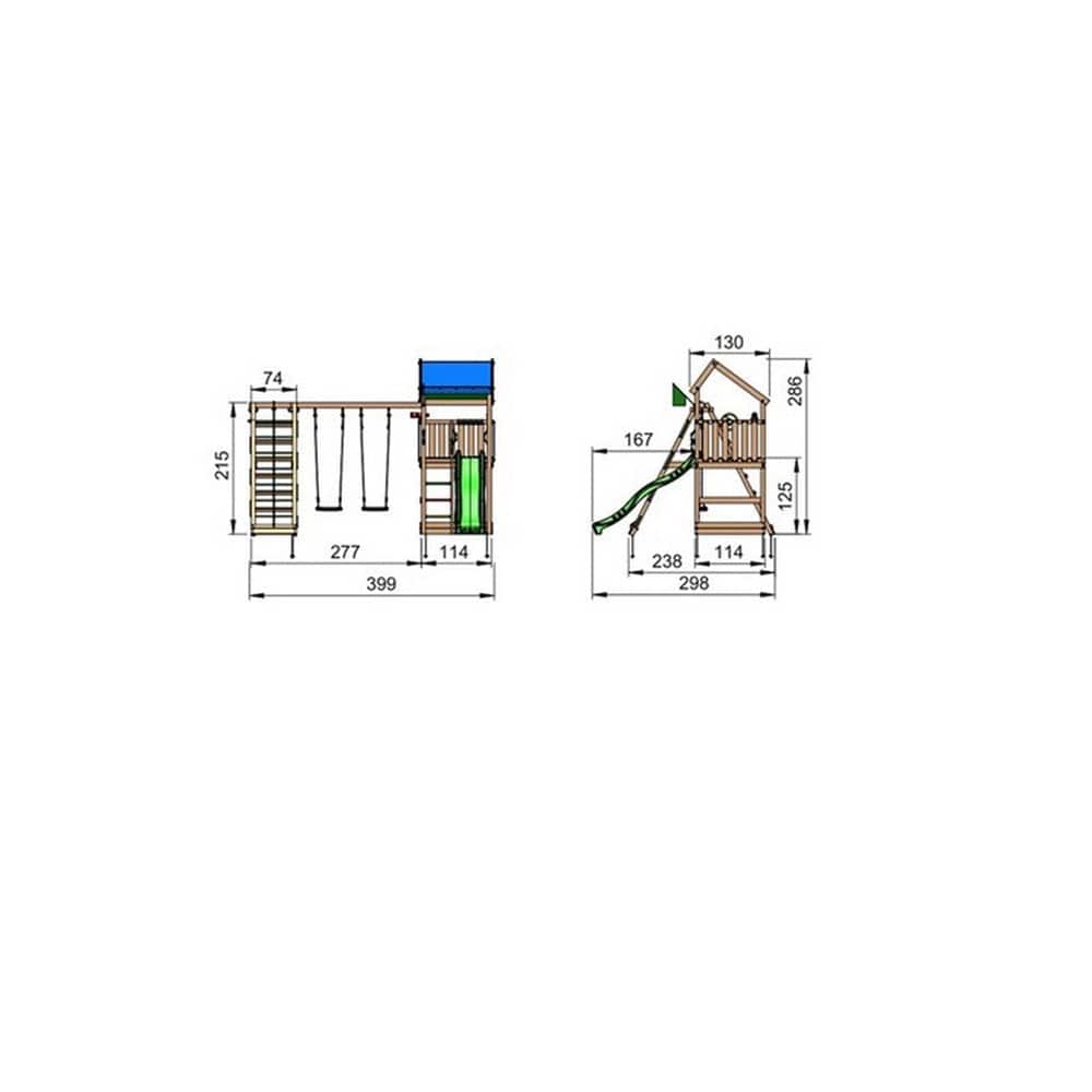 Jungle Gym Lektorn Home Climb X´tra SKU EAN