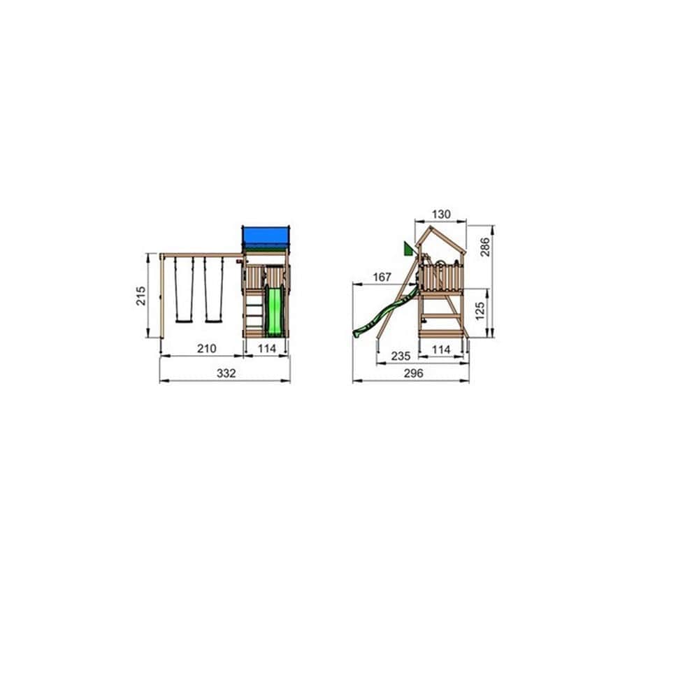 Jungle Gym Lektorn Home Swing X´tra SKU EAN