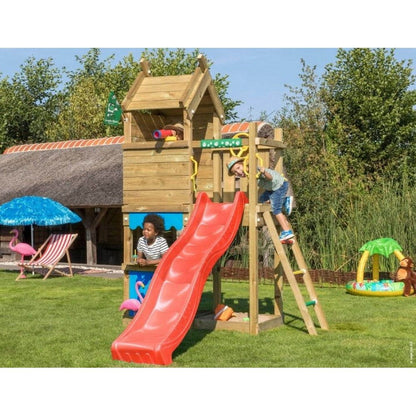 Jungle Gym Lektorn Resort Inkl. Rutschkana / Röd SKU NSH-804-087R EAN 5705858721705