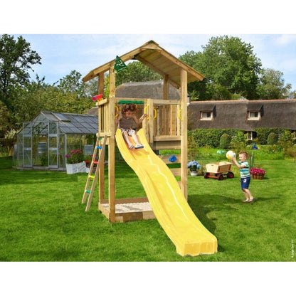 Jungle Gym Lektorn Sierra Inkl. Rutschkana / Gul SKU NSH-804-291GU EAN 5705858721767