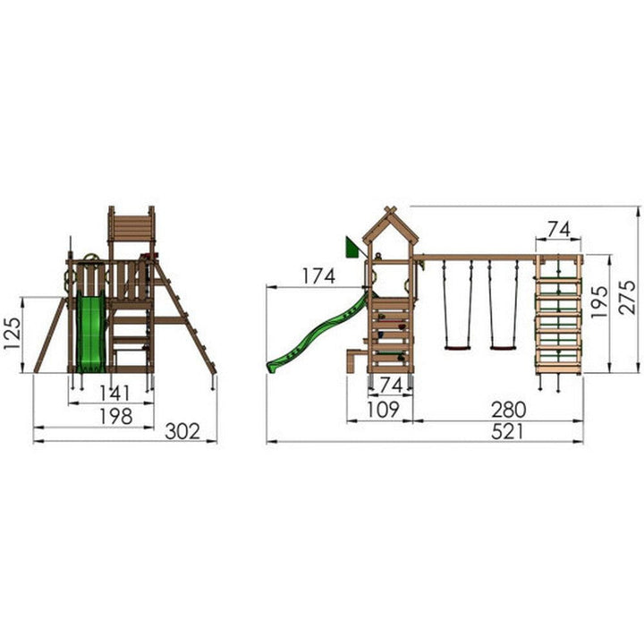 Jungle Gym Lektorn Teepee SKU EAN
