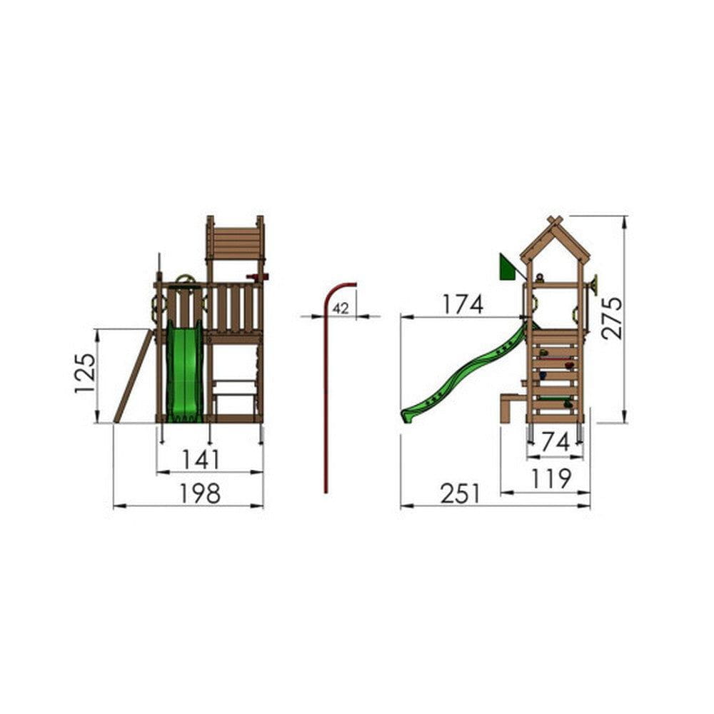 Jungle Gym Lektorn Teepee SKU EAN