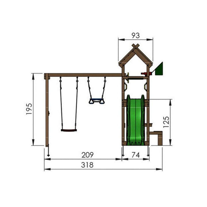 Jungle Gym Lektorn Totem SKU EAN