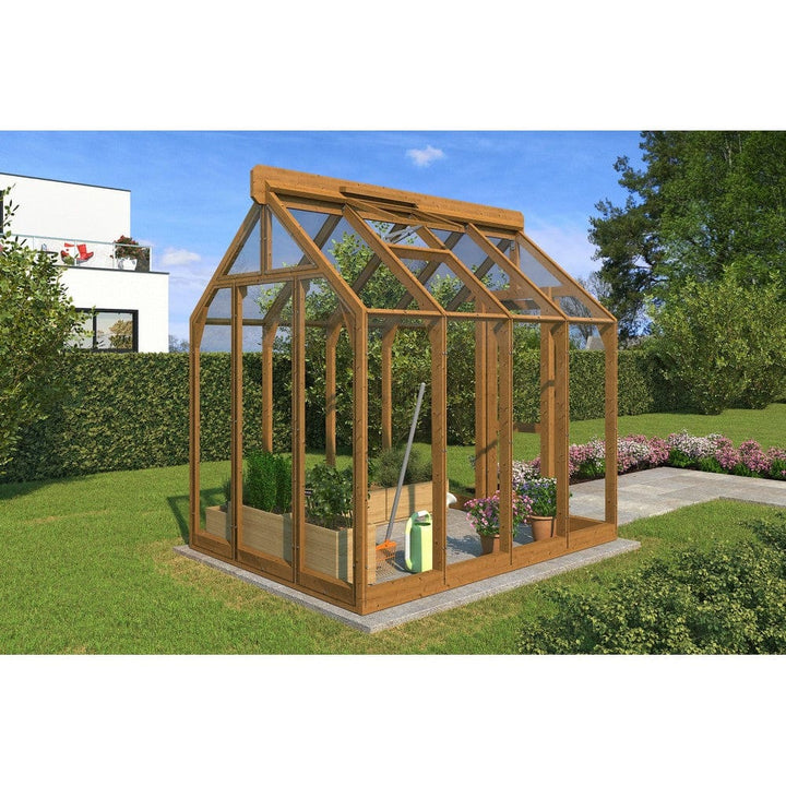 Lähe Träväxthus Mini 6,27 m2 SKU LAH-Mini-Greenhouse EAN