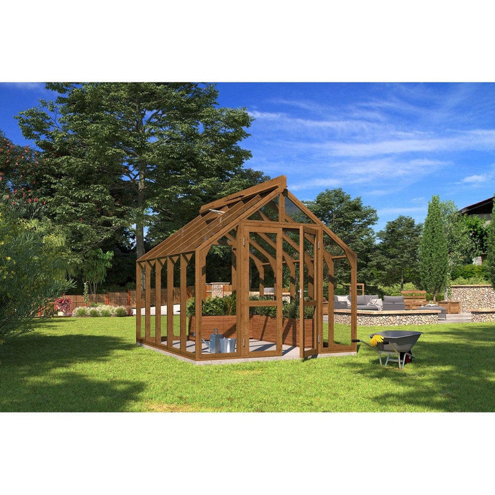 Lähe Träväxthus Standard No 1 10,65 m2 SKU LAH-Greenhouse-no-1 EAN