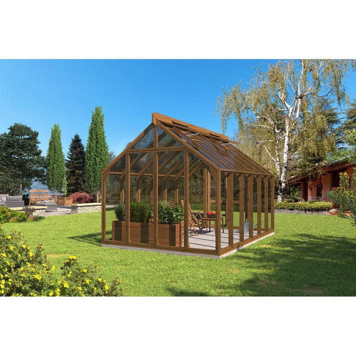 Lähe Träväxthus Standard No 2 12,75 m2 SKU LAH-Greenhouse-no-2 EAN