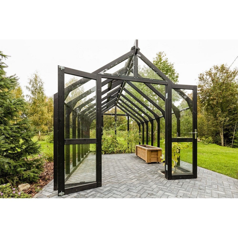 Lähe Träväxthus Standard No 3 14,85 m2 SKU LAH-Greenhouse-no-3 EAN