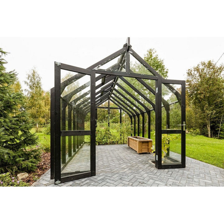 Lähe Träväxthus Standard No 3 14,85 m2 SKU LAH-Greenhouse-no-3 EAN