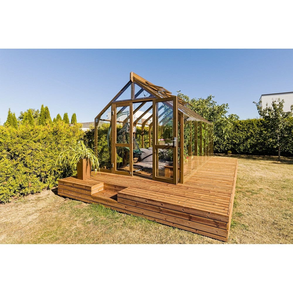 Lähe Träväxthus Standard No 3 14,85 m2 SKU LAH-Greenhouse-no-3 EAN
