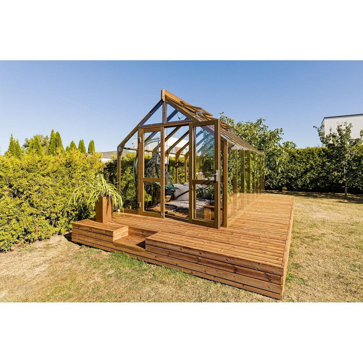 Lähe Träväxthus Standard No 3 14,85 m2 SKU LAH-Greenhouse-no-3 EAN