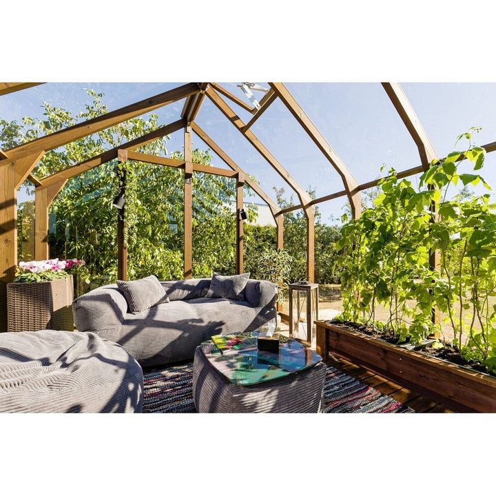 Lähe Träväxthus Standard No 3 14,85 m2 SKU LAH-Greenhouse-no-3 EAN