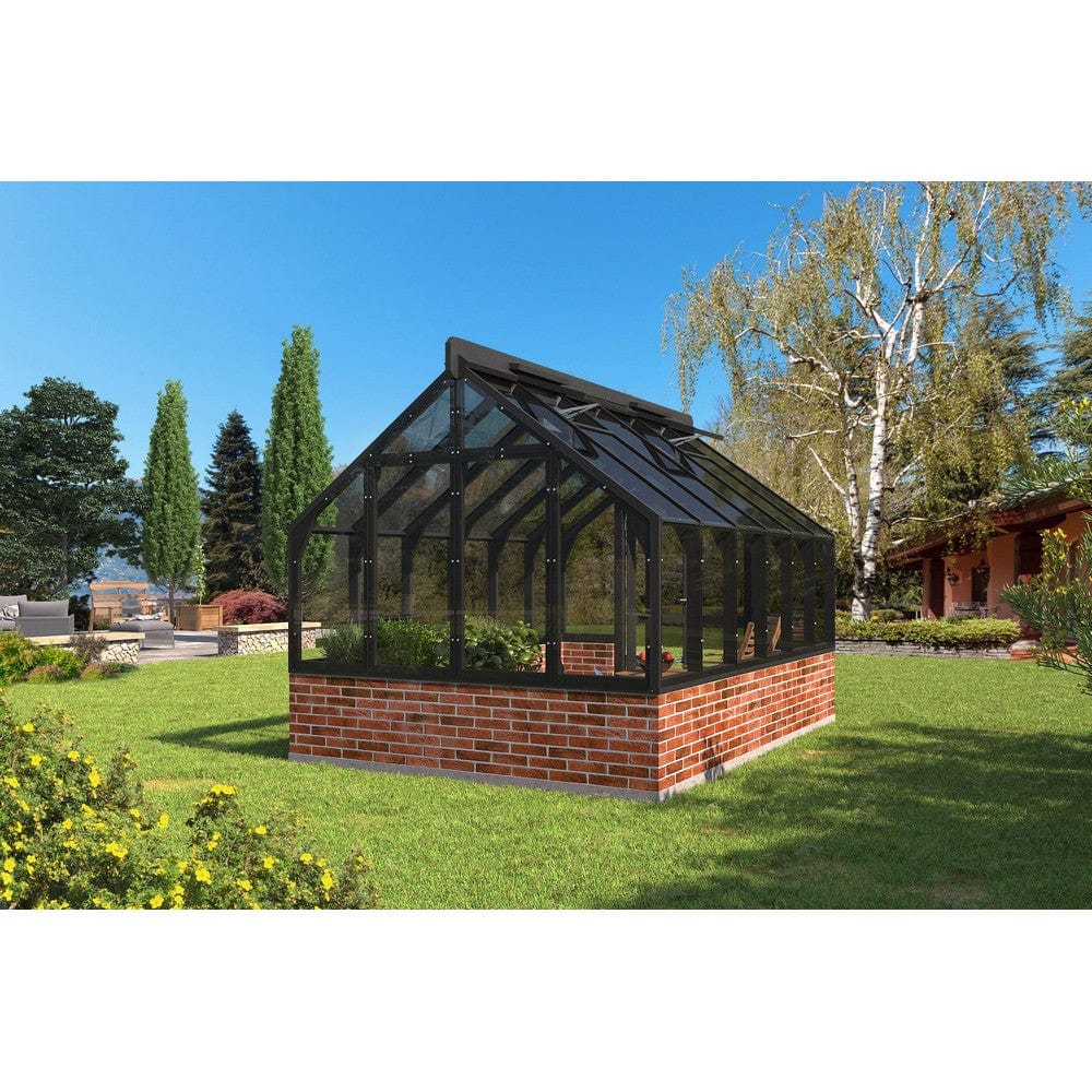 Lähe Växthus på Mur No 5 12,75 m2 SKU LAH-Greenhouse-no-5 EAN