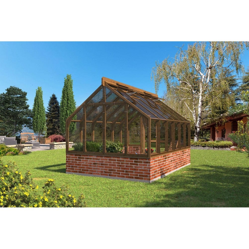 Lähe Växthus på Mur No 5 12,75 m2 SKU LAH-Greenhouse-no-5 EAN