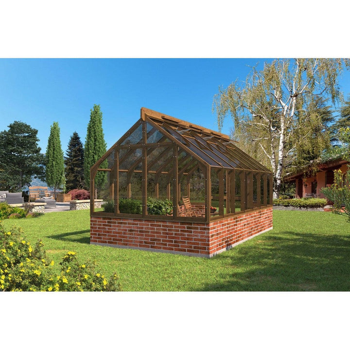 Lähe Växthus på Mur No 6 14,85 m2 SKU LAH-Greenhouse-no-6 EAN