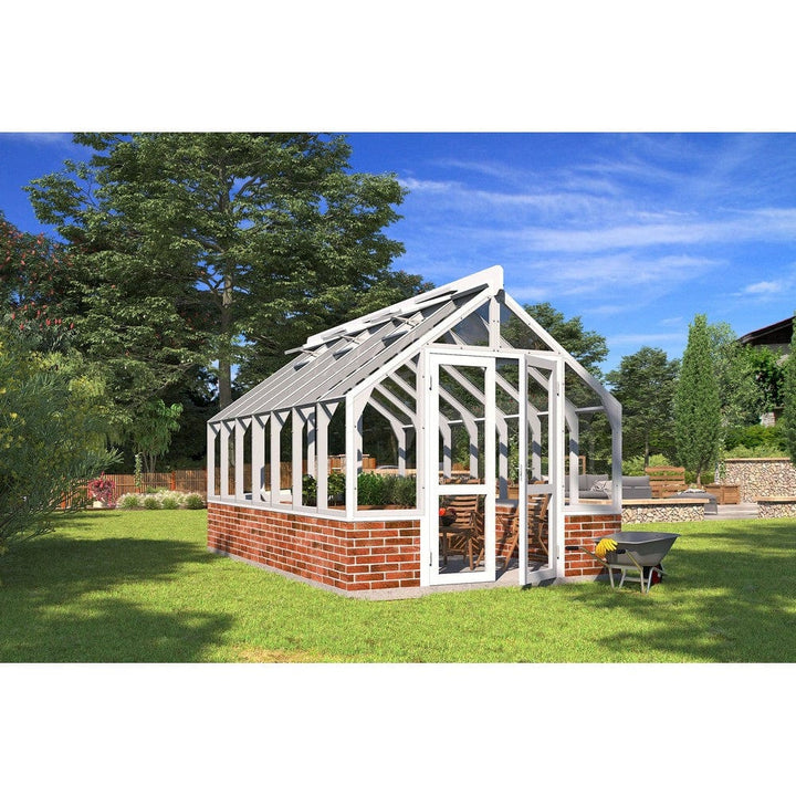 Lähe Växthus på Mur No 6 14,85 m2 SKU LAH-Greenhouse-no-6 EAN