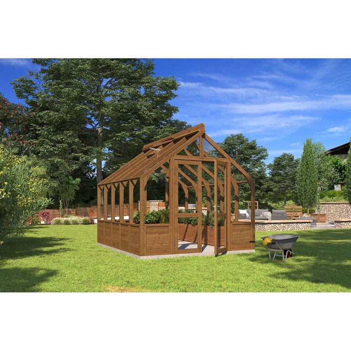 Lähe Växthus på Trägrund No 7 10,65 m2 SKU LAH-Greenhouse-no-7 EAN