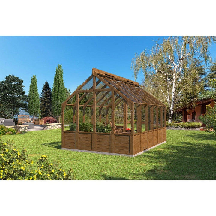 Lähe Växthus på Trägrund No 8 12,75 m2 SKU LAH-Greenhouse-no-8 EAN