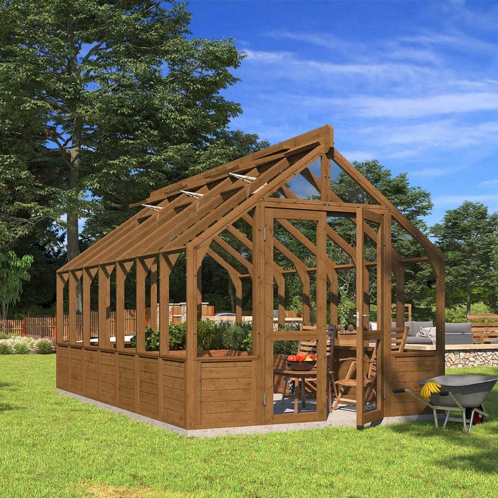 Lähe Växthus på Trägrund No 9 14,85 m2 SKU LAH-Greenhouse-no-9 EAN