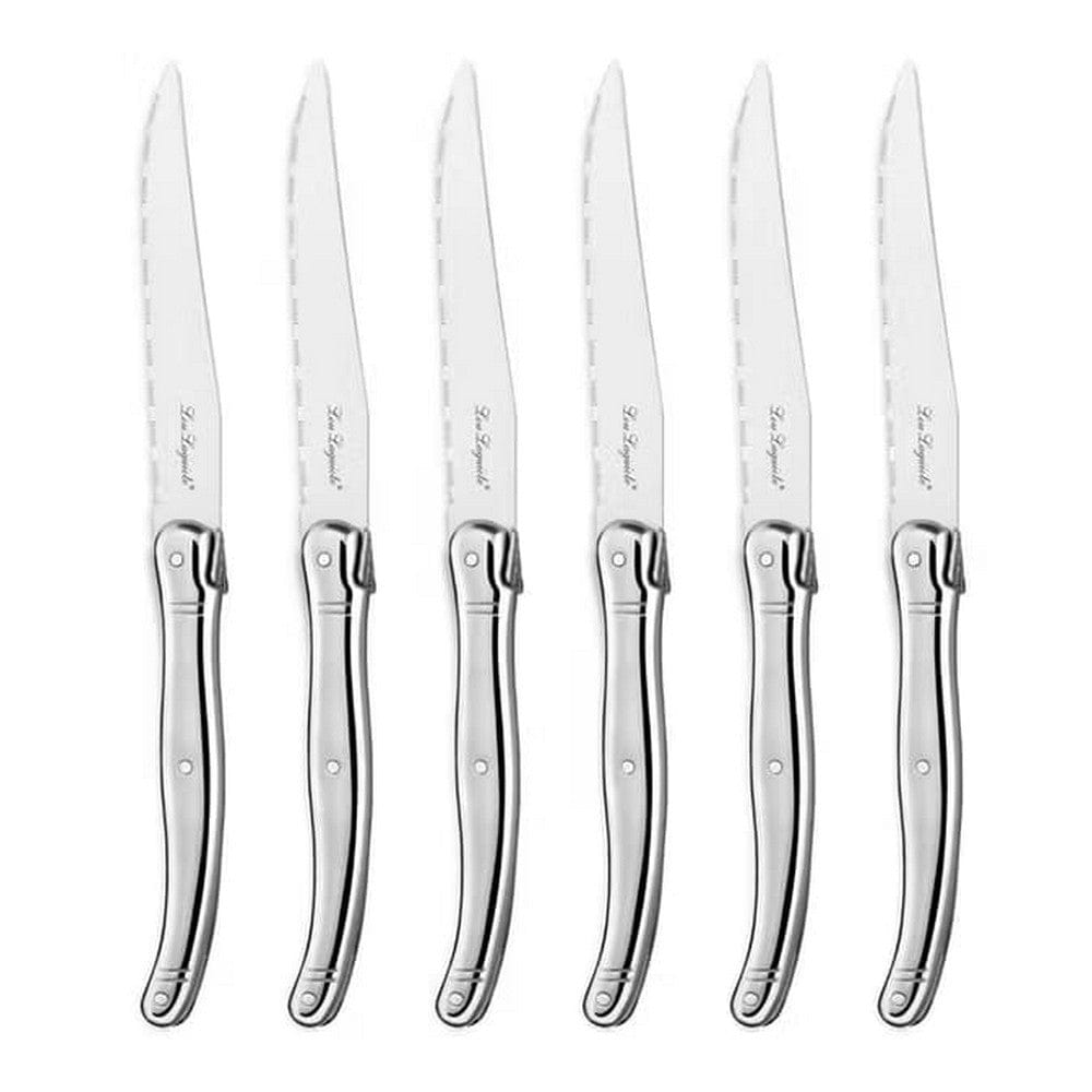 Lou Laguiole Grillknivar i Träblock Tradition 6-pack SKU EAN