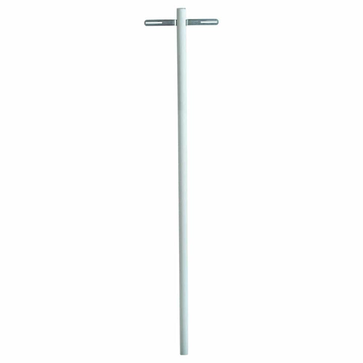 MEFA Brevlådestolpe Stativ 21 Trafikvit blank SKU REN-P21090 EAN