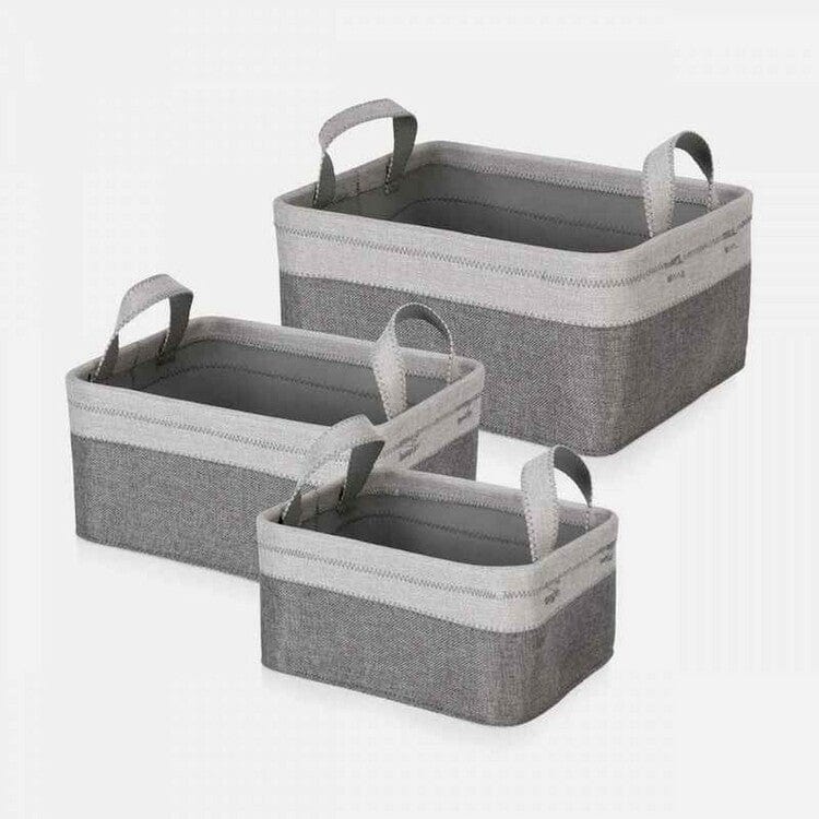 Möve Korgar Set x3 Canvas SKU LEI-44196-081 EAN 4013165752208