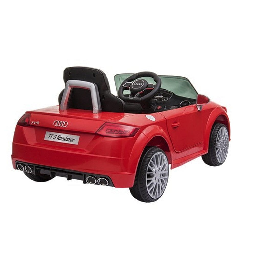 Nordic Play Elbil Audi TTS Roadster Röd SKU NSH-805-753 EAN 5705858707075