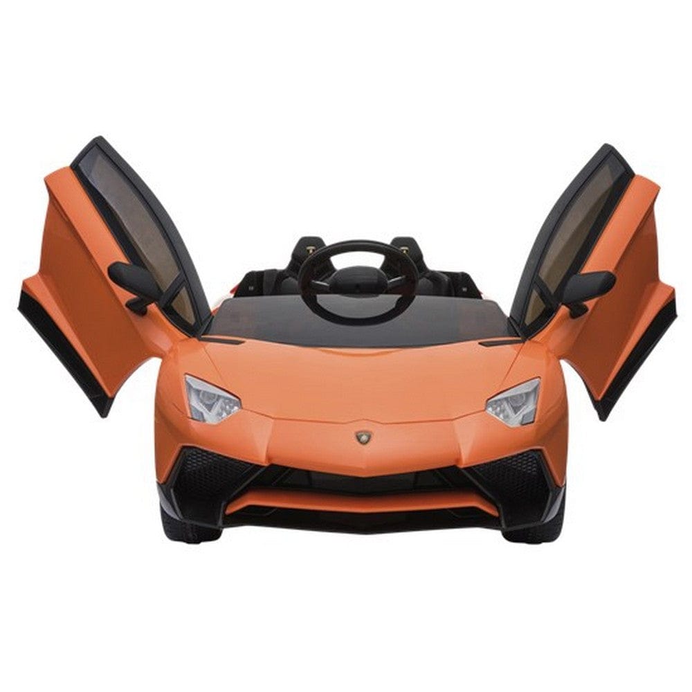 Nordic Play Elbil Lamborghini Aventador Premium Orange SKU NSH-805-684 EAN 5705858702780