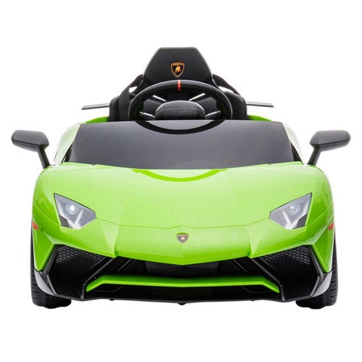 Nordic Play Elbil Lamborghini Aventador SV Limegrön SKU NSH-805-794 EAN 5705858717203