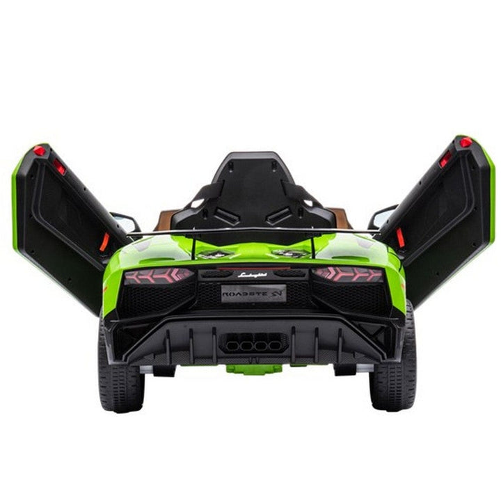 Nordic Play Elbil Lamborghini Aventador SV Limegrön SKU NSH-805-794 EAN 5705858717203