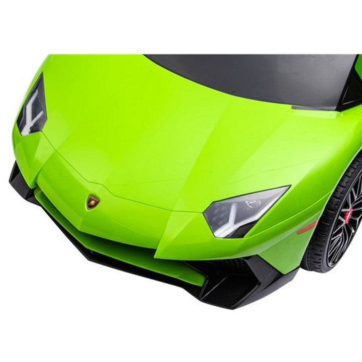 Nordic Play Elbil Lamborghini Aventador SV Limegrön SKU NSH-805-794 EAN 5705858717203