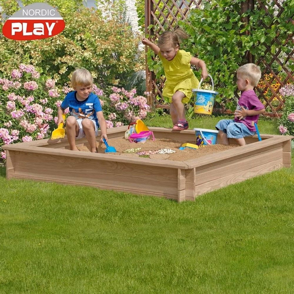 Nordic Play Sandlåda Lärkträ SKU NSH-805-719 EAN 5705858063959