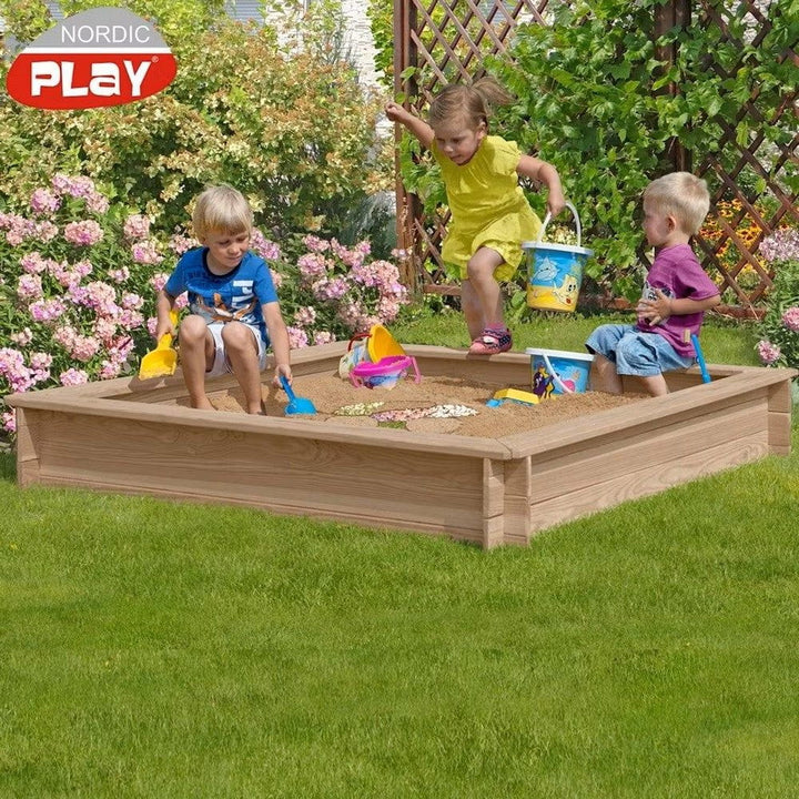 Nordic Play Sandlåda Lärkträ SKU NSH-805-719 EAN 5705858063959