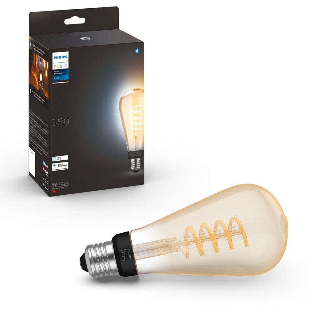 Philips Hue LED-lampa White Ambiance Filament G125 / E27 / 7W SKU ORD-929002477901 EAN 8719514301504