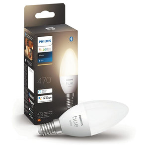 Philips Hue LED-lampa White Kron 1-pack / E14 SKU ORD-929003021101 EAN 8719514320666