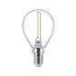 Philips LED-lampa E14 Klot Klar SKU EAN
