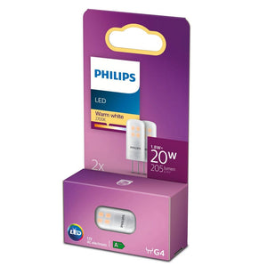 Philips LED-lampa G4 2-pack 20W / G4 SKU ORD-929002389031 EAN 8718699767853