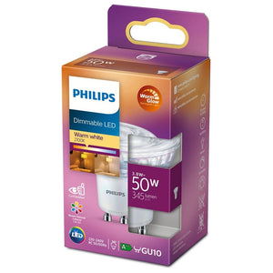 Philips LED-lampa GU10 Spot WarmGlow SKU EAN