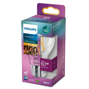 Philips LED-lampa SceneSwitch E27 / 60W SKU ORD-929001888655 EAN 8718699772130