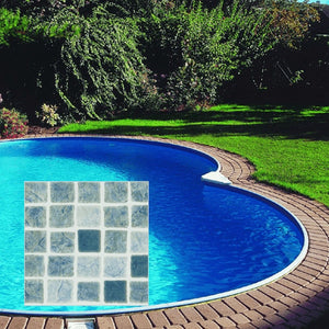 Pool Planet Stålväggspool Premium Åttaform 5.25x3.2 m / Persia Grå SKU CHE-AN5232150PG EAN 7340152914521