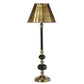 PR Home Bordslampa Abbey 50 cm / Med lampskärm / Mässing/Svart SKU PRH-25316-MS22-AM EAN 7330976053476