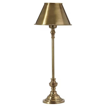 PR Home Bordslampa Andrea Antikmässing / 43 cm / Med lampskärm Classic SKU PRH-27239-MS18-AM EAN 7330976052233