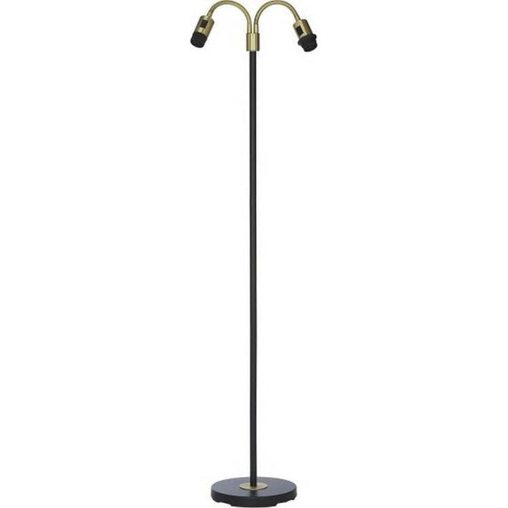 PR Home Golvlampa Amy Flex 2 Svart/Mässing SKU PRH-201150 EAN 7330976116232