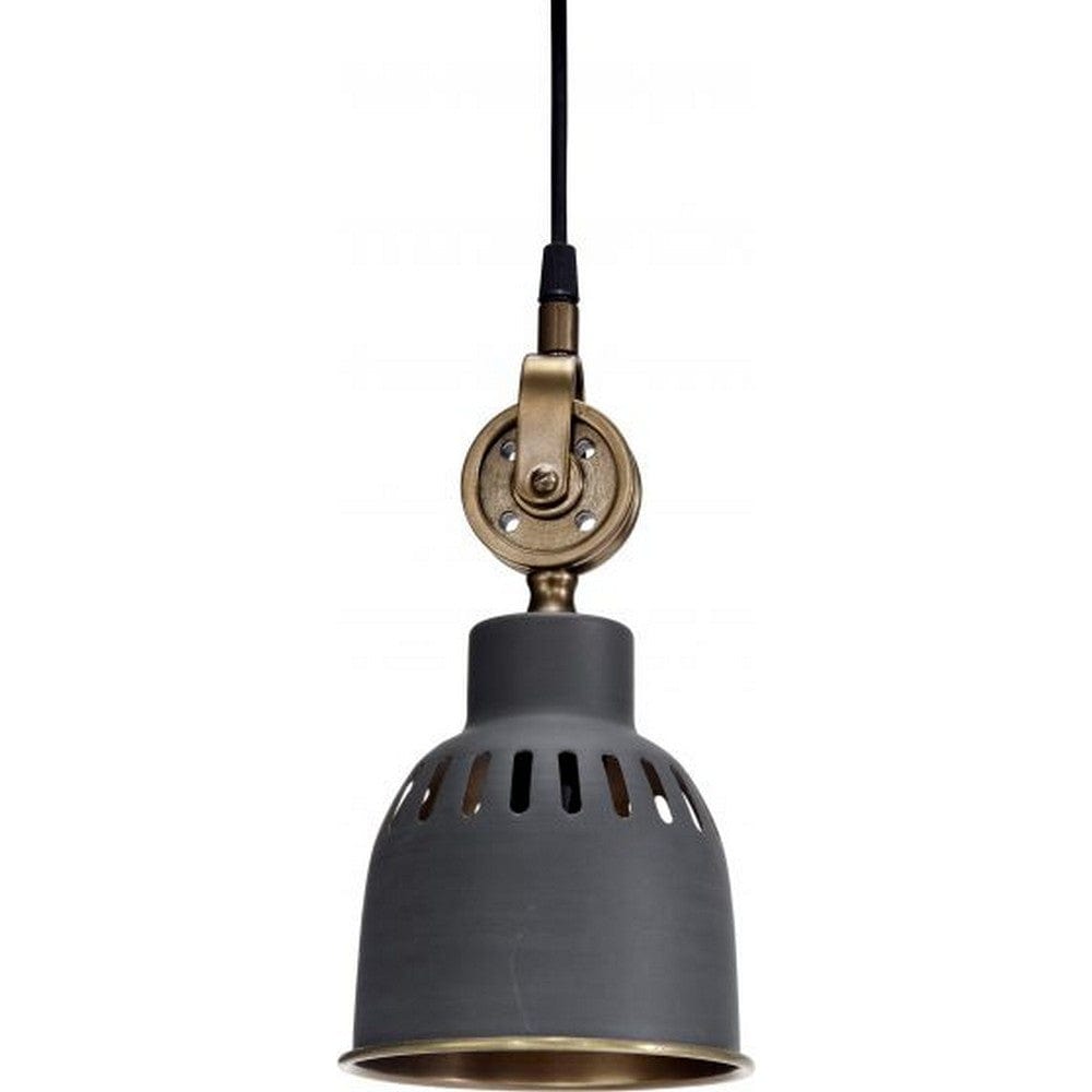 PR Home Taklampa Cleveland JakoGrå/Mässing 14 cm SKU PRH-841407 EAN 7330976063277