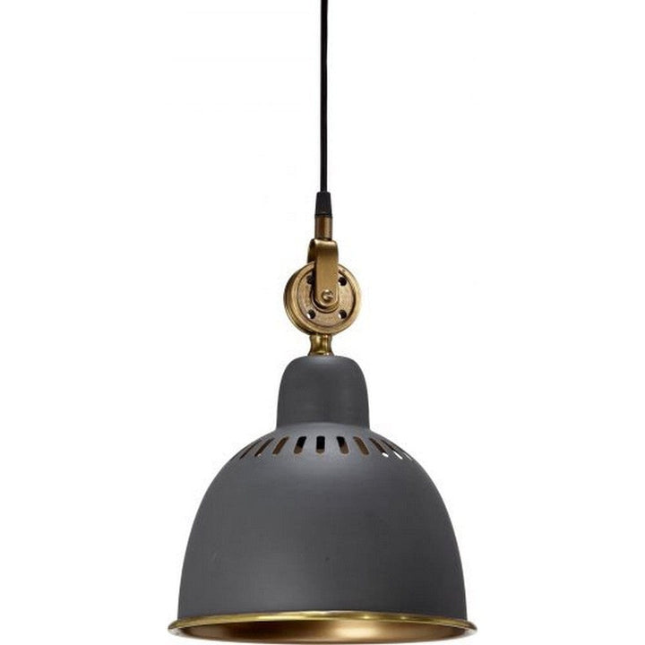 PR Home Taklampa Cleveland JakoGrå/Mässing 23 cm SKU PRH-843407 EAN 7330976063284