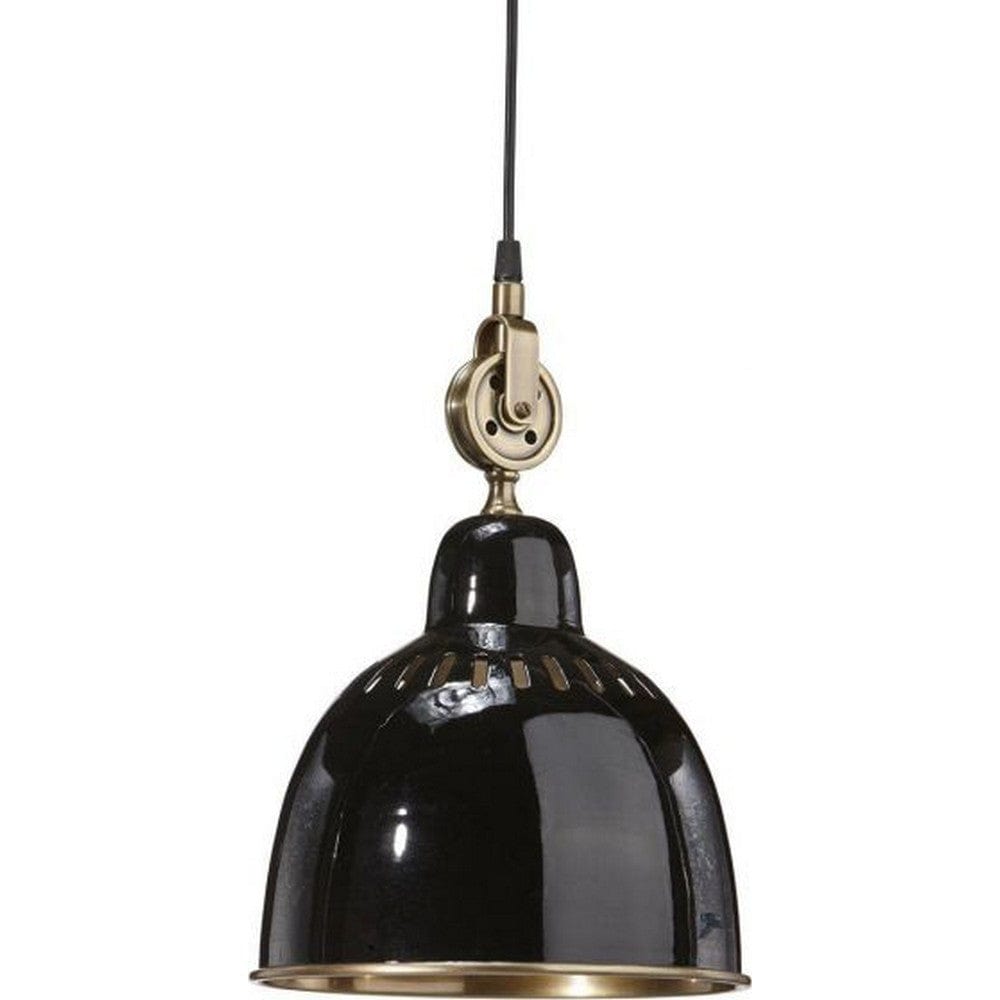 PR Home Taklampa Cleveland Svart/Antikmässing 23 cm SKU PRH-843403 EAN 7330976047314