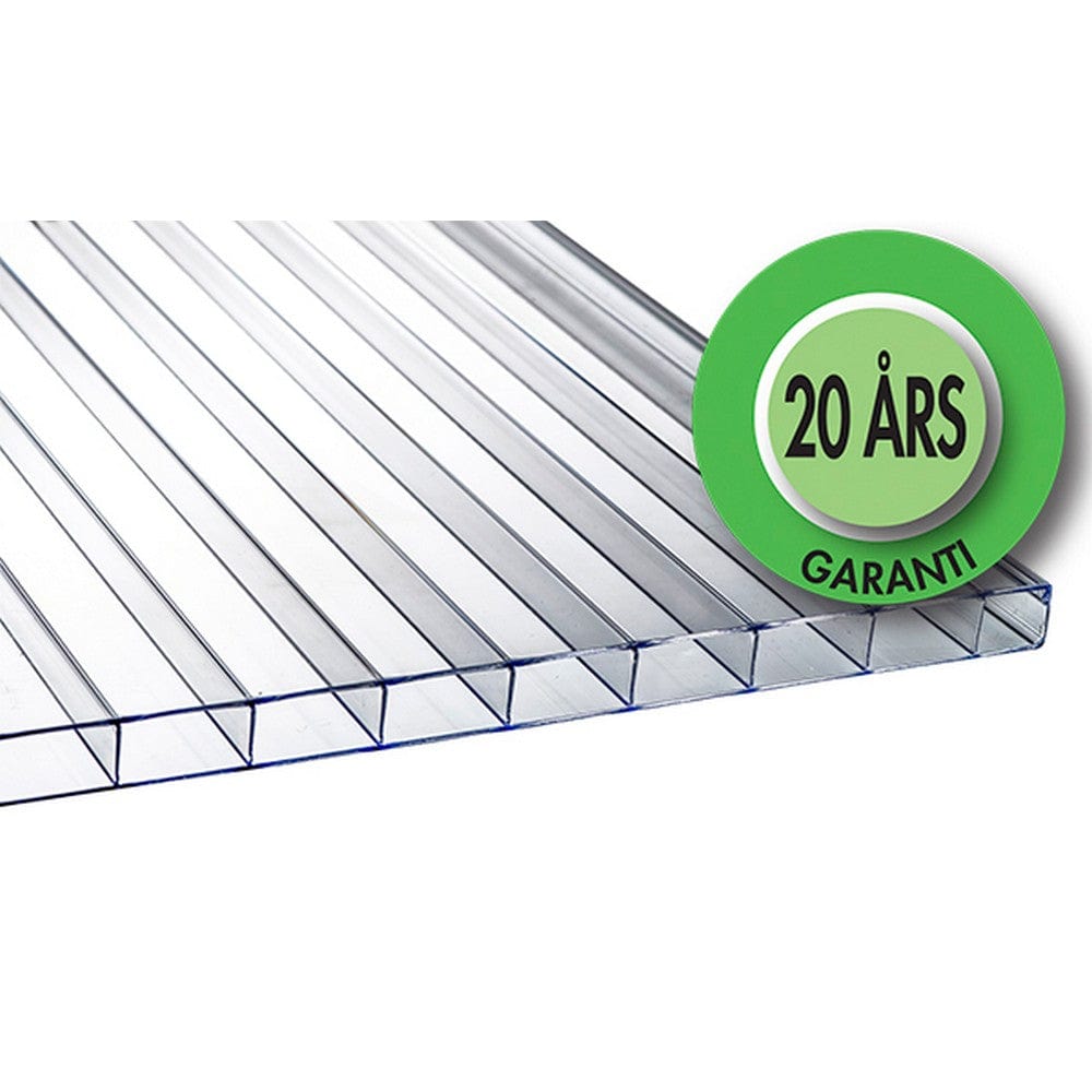 Rias Kanalplasttak Lux Klar 1200 16mm Komplett SKU EAN